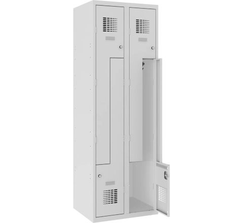 Szafa metalowa dla pracowników drzwi typu L SUL32Wst