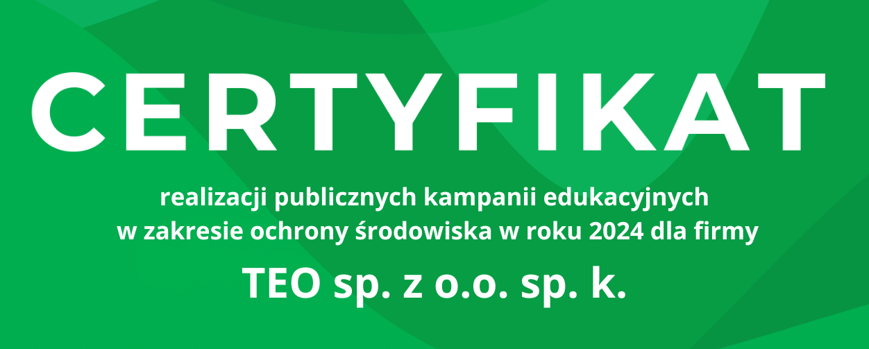 Certyfikat - Włącz Eco Wyobraźnię