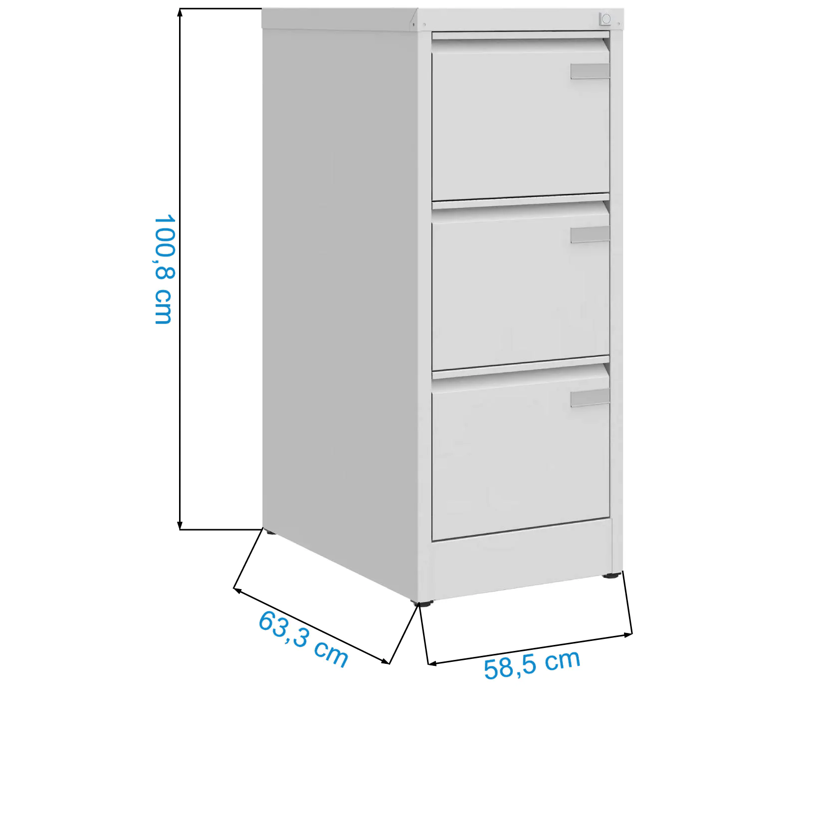 Dane techniczne szafy kartotekowej SZK 201