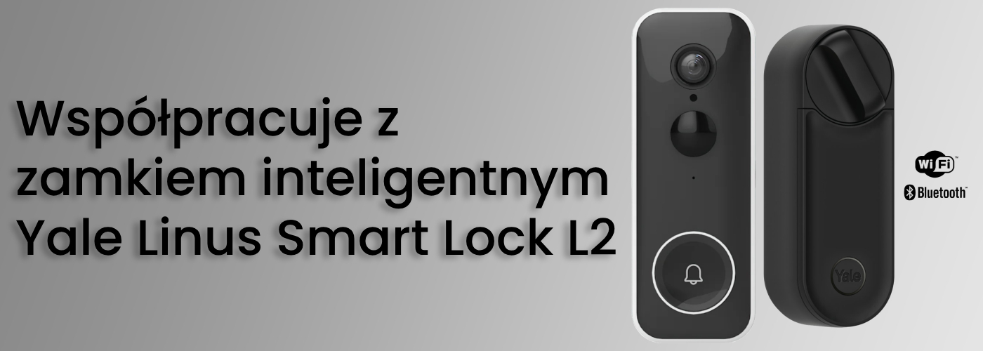 Wideodomofon z współpracą z systemem Yale Smart Lock Linus L2